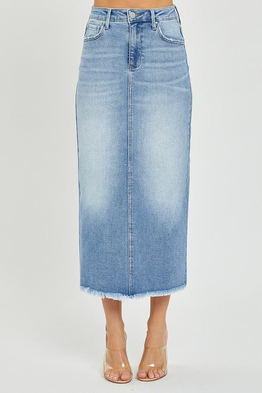 Denim Maxi Skirt