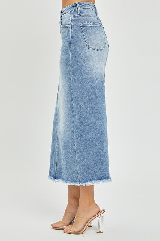 Denim Maxi Skirt