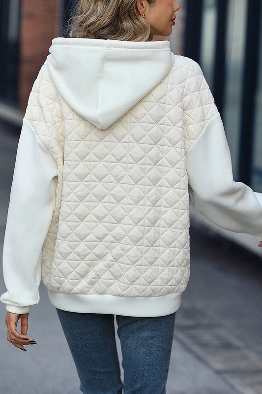 Quilted Hoodie Tunic