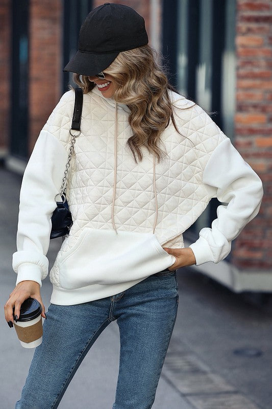 Quilted Hoodie Tunic