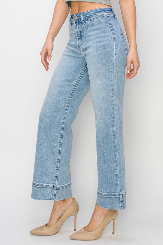 High Rise Wide Leg Denim