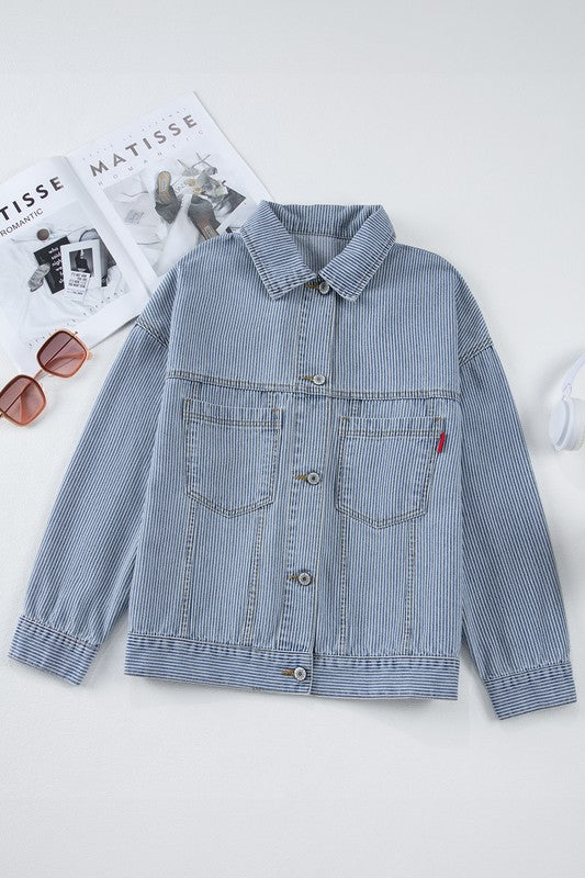 Washed Oversized Denim Jacket