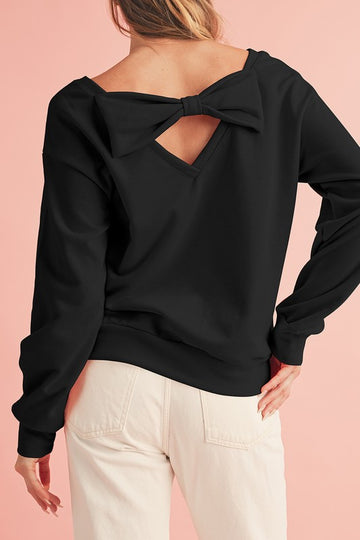 Bow Back Sweatshirt