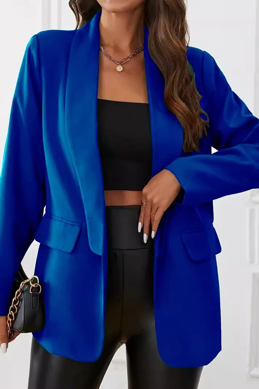 Solid Color Blazer