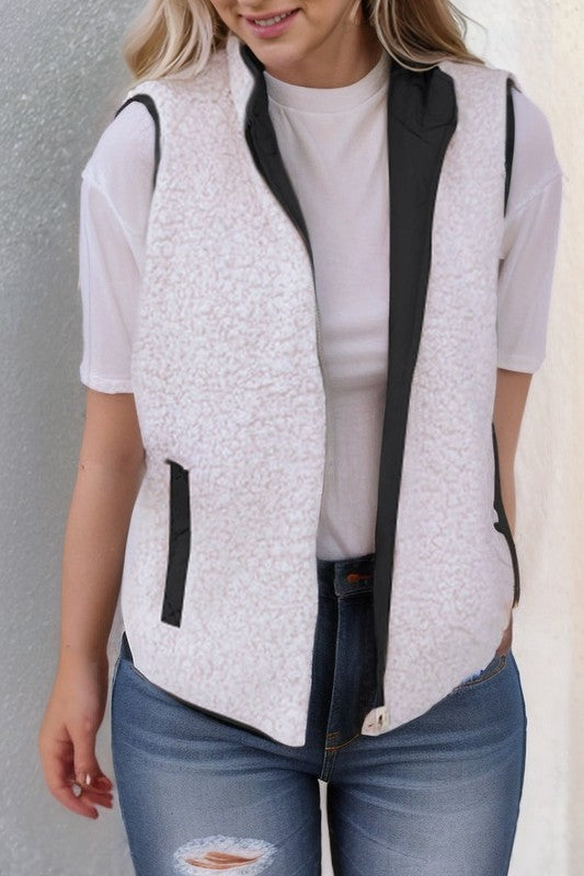 Reversible Fleece Lined Vest