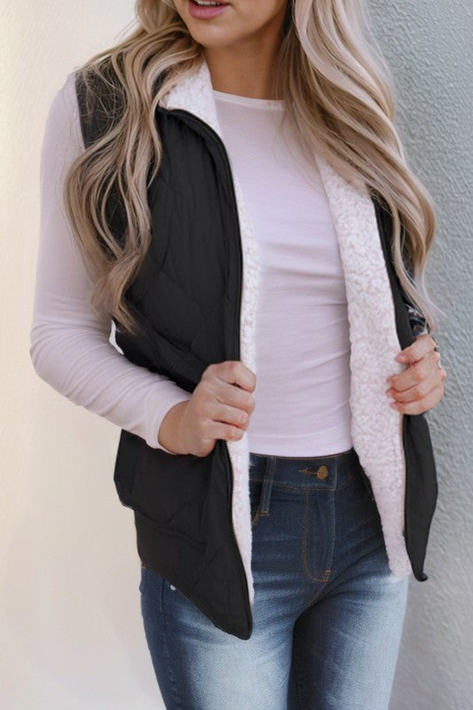 Reversible Fleece Lined Vest