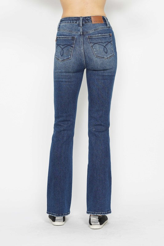 Medium Wash Denim Tummy Control Bootcut Jean