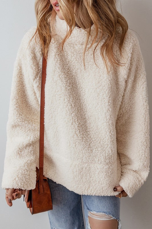 Winter Ivory Fleece Pullover