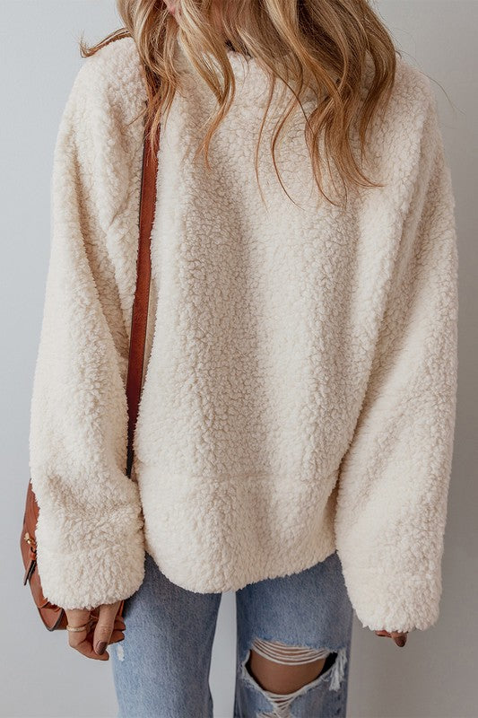 Winter Ivory Fleece Pullover