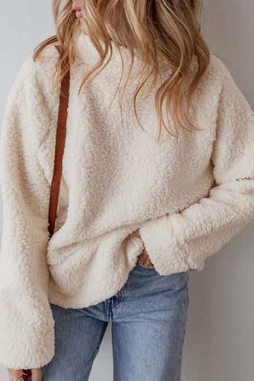 Winter Ivory Fleece Pullover