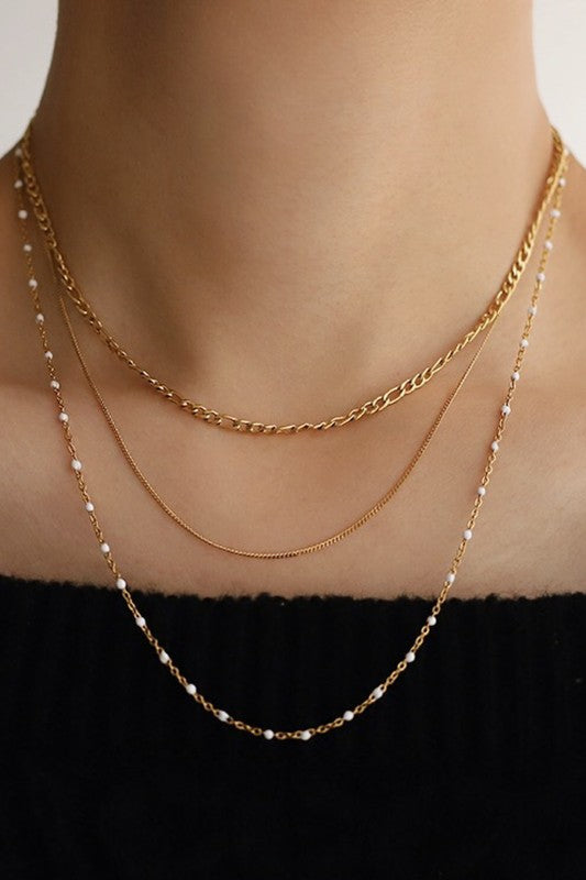 Delicate Non Tarnish Layer Necklace