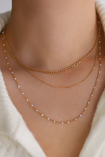 Delicate Non Tarnish Layer Necklace