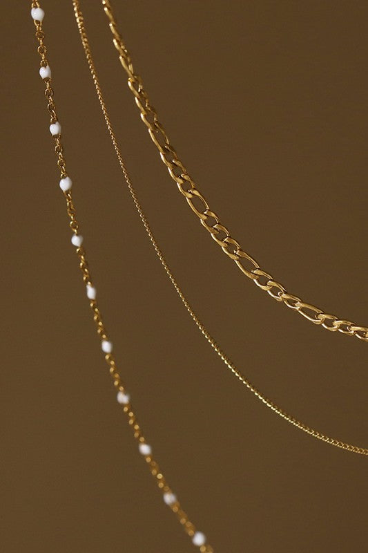 Delicate Non Tarnish Layer Necklace
