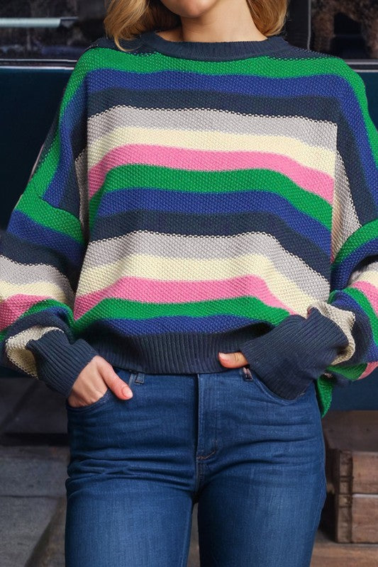 Colorful Stripe Sweater