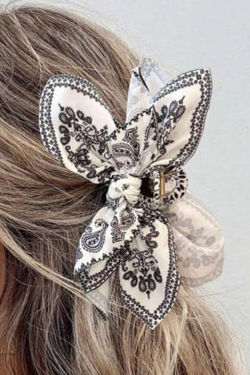 Paisley Hair Claw Clip