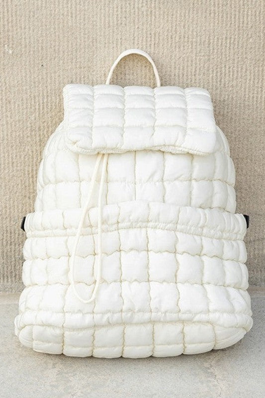 Quilted Puffer Backpack