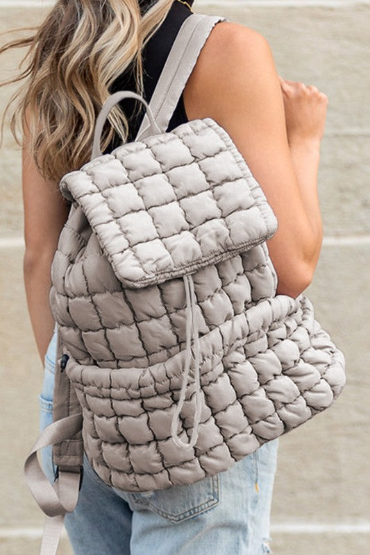 Quilted Puffer Backpack