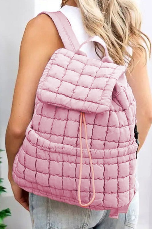 Quilted Puffer Backpack