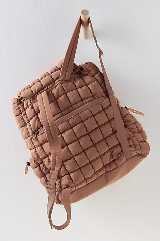 Quilted Puffer Backpack