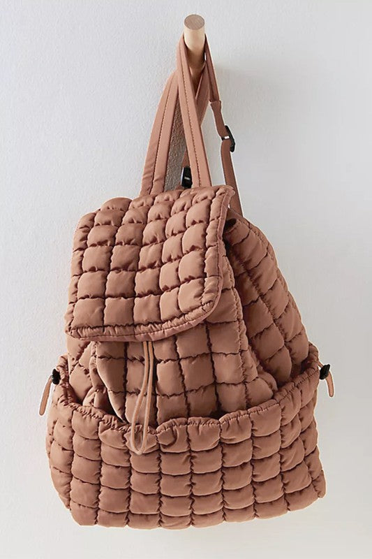 Quilted Puffer Backpack