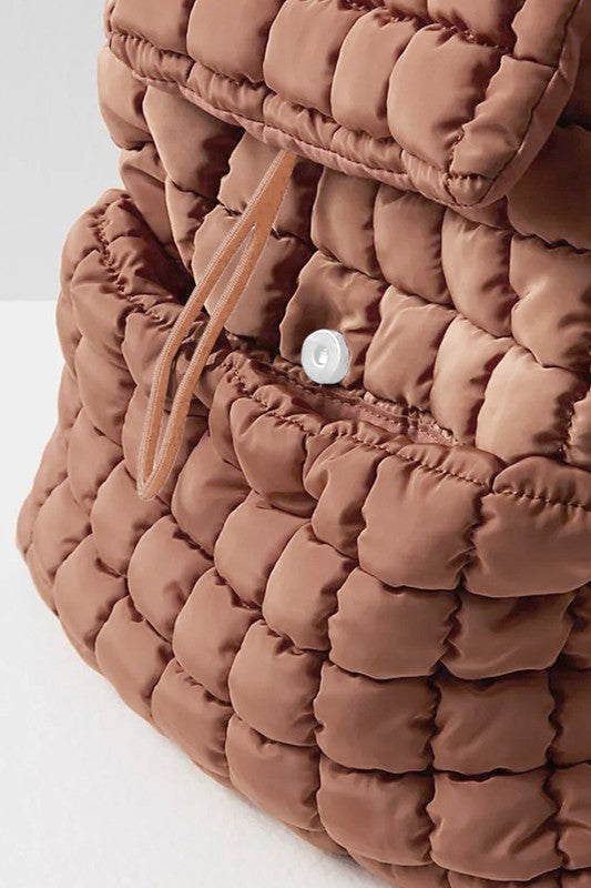 Quilted Puffer Backpack