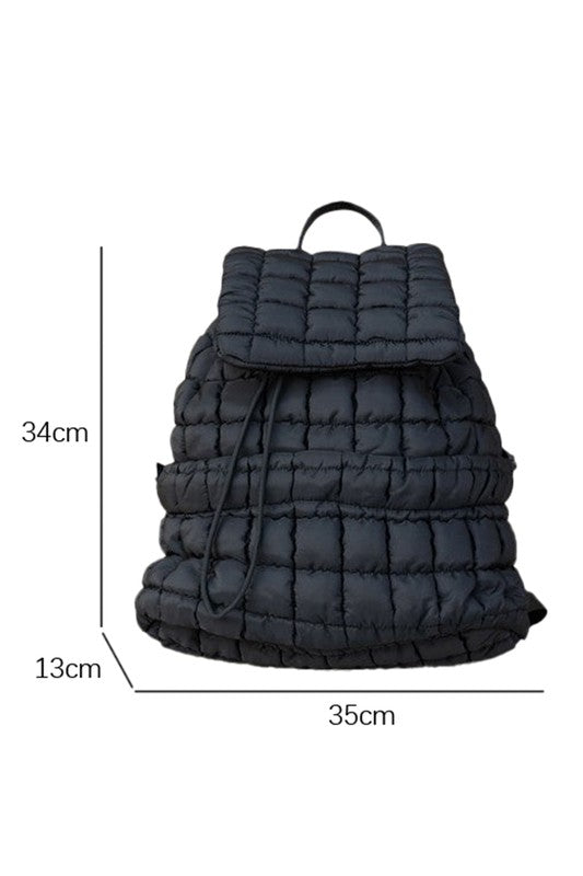 Quilted Puffer Backpack