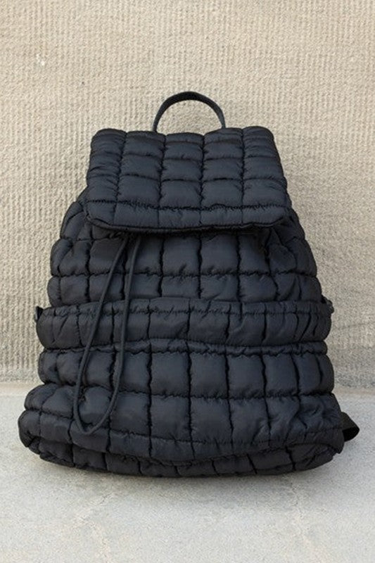 Quilted Puffer Backpack