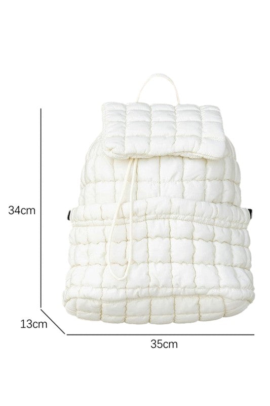 Quilted Puffer Backpack