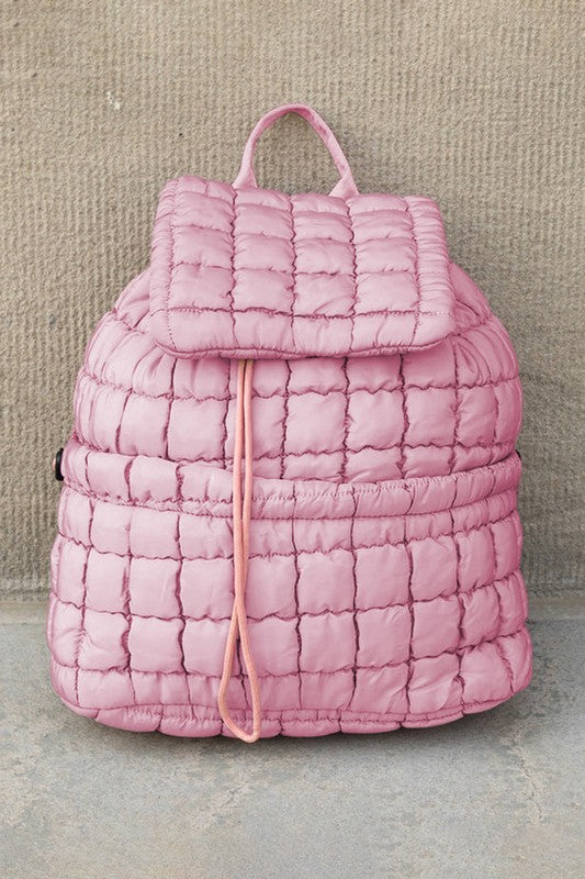 Quilted Puffer Backpack