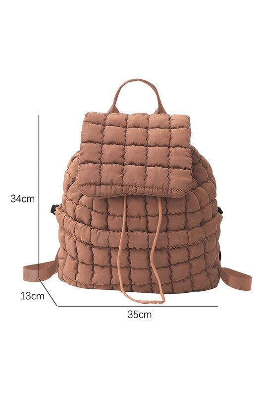 Quilted Puffer Backpack