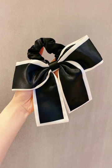 Black Bow Scrunchie