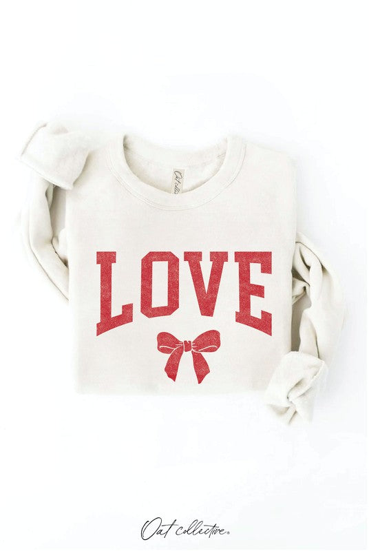 Love Bow Mineral Wash Sweatshirt