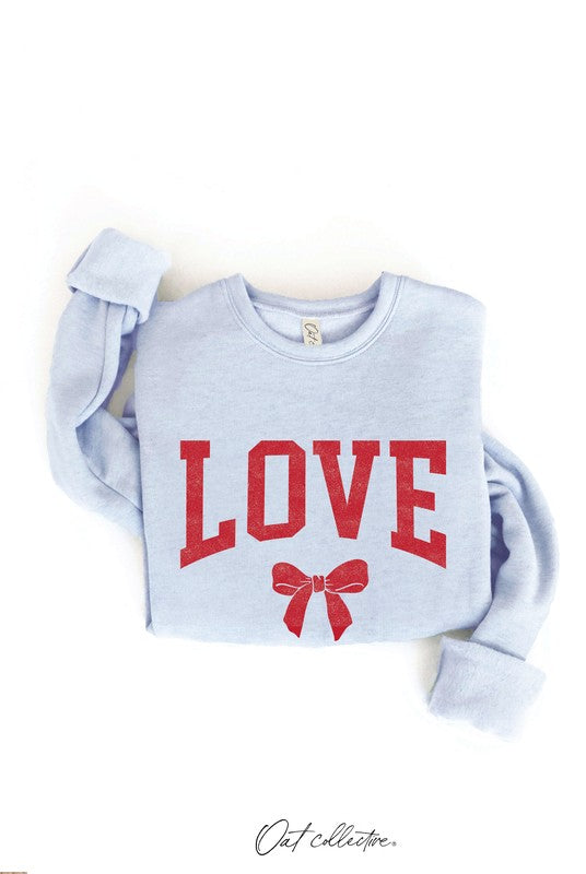 Love Bow Mineral Wash Sweatshirt