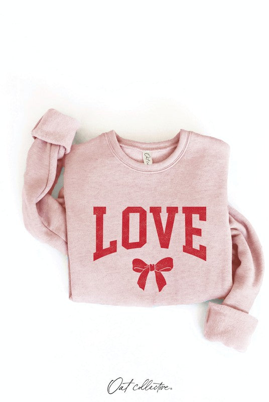 Love Bow Mineral Wash Sweatshirt