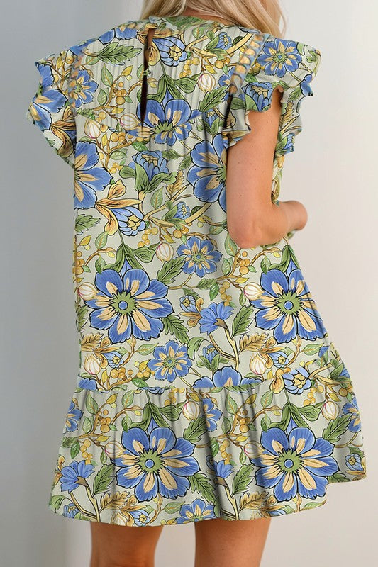 Botanical Garden Pleated Dress - 2