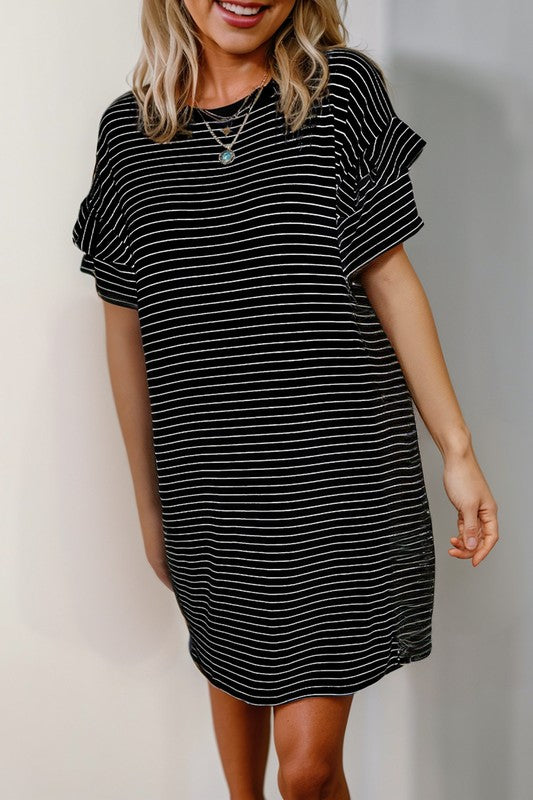 Stripe Jersey Dress