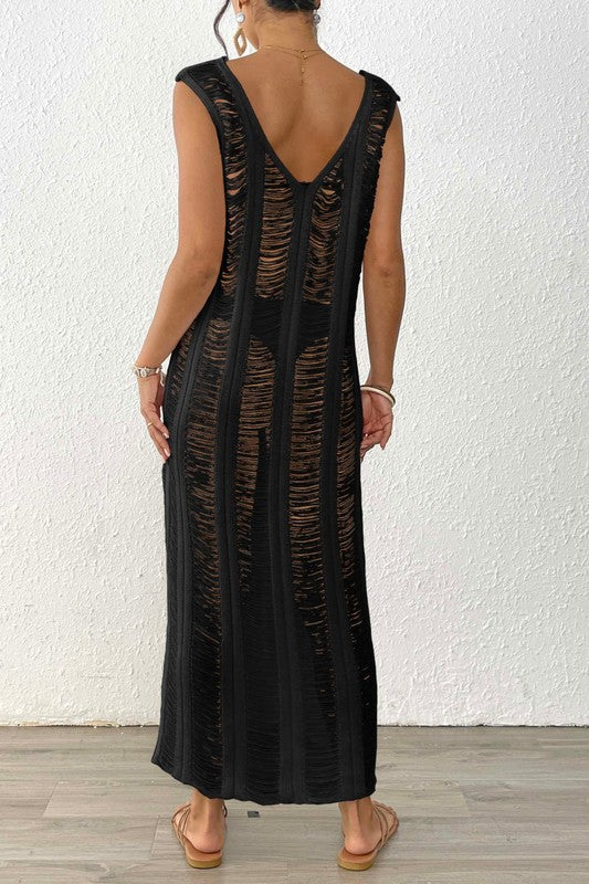 Ladder Detail Maxi Cover Up - 2