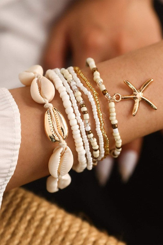 Starfish & Shell Bracelets