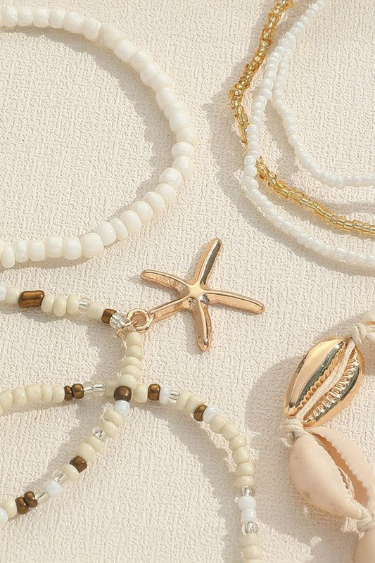 Starfish & Shell Bracelets