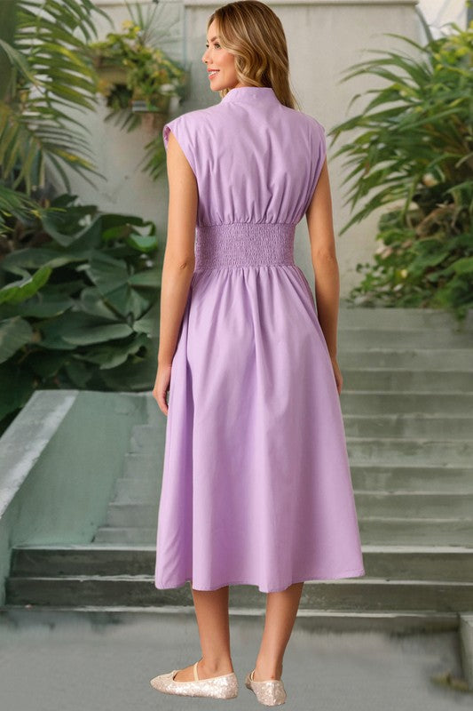 Zipper Smock Dress - 2