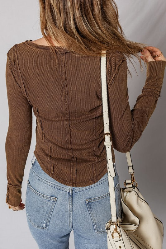 Exposed Seam Everyday Top - 2