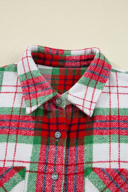 Christmas Plaid Shacket