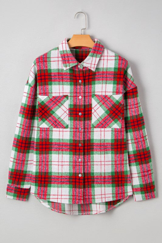 Christmas Plaid Shacket