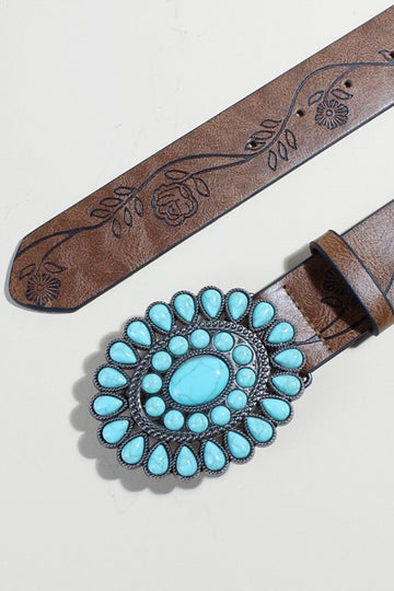 Western Gemstone Starburst Belt - 2