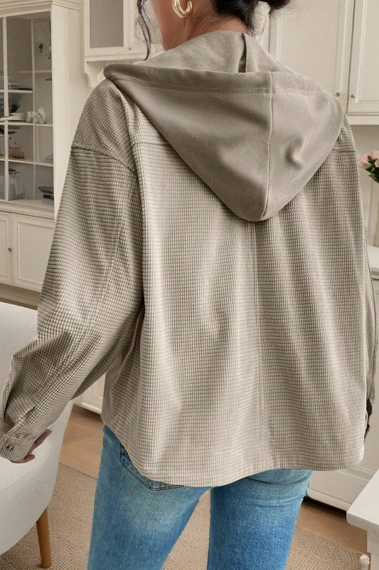 Contrast Textured Jacket
