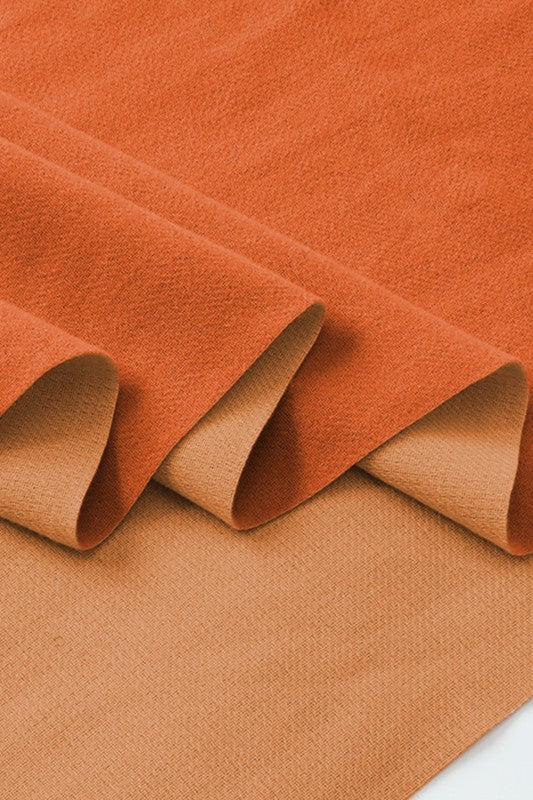 Two Tone Cashmere Feel Scarf