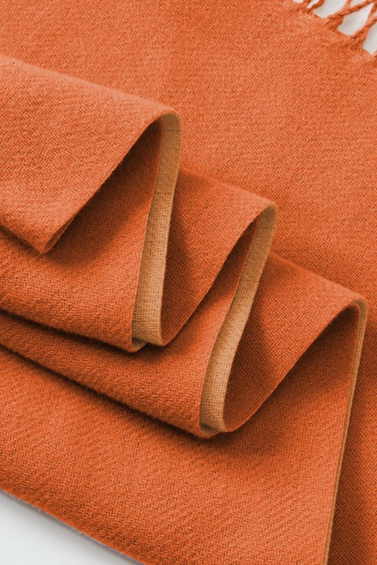 Two Tone Cashmere Feel Scarf
