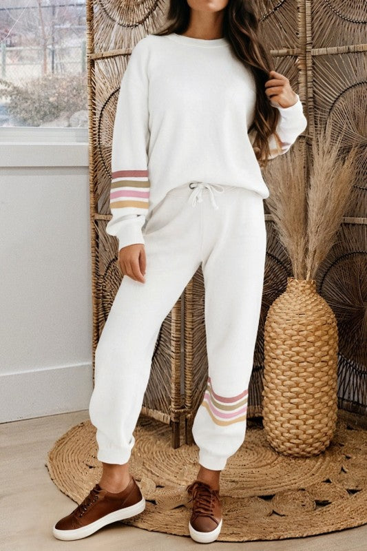 Stripe Detail Active Set