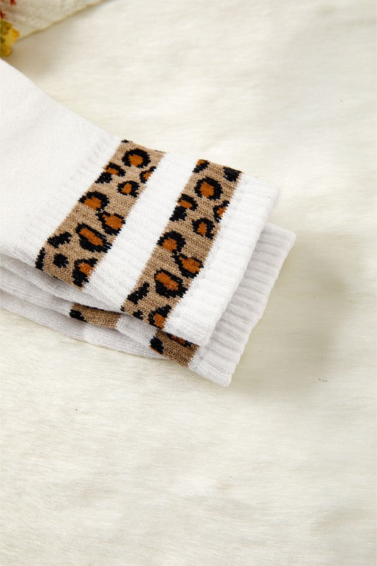 Leopard Stripe Socks