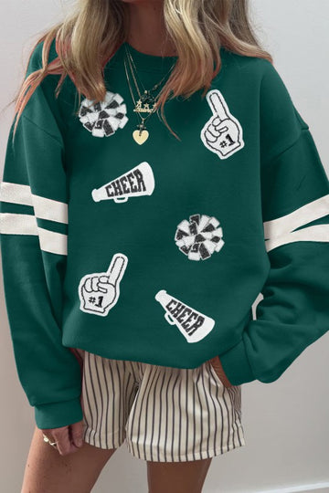Varsity Sequin Game Day Pullover